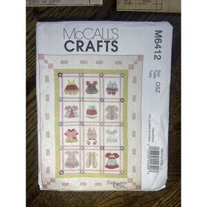 McCall's Craft Pattern #M6412 - Dimensional Quilt 59" x 83" Uncut - Pearl Louise